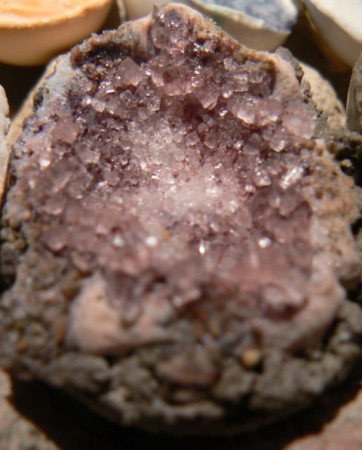 vykryštalizovaná geóda